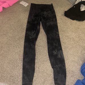 Lululemon Align High Rise Pant in Diamond Dye Pitch Grey Graphite Grey